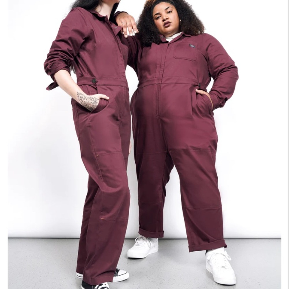 Wildfang brand new jumpsuit in Merlot size 1X never worn